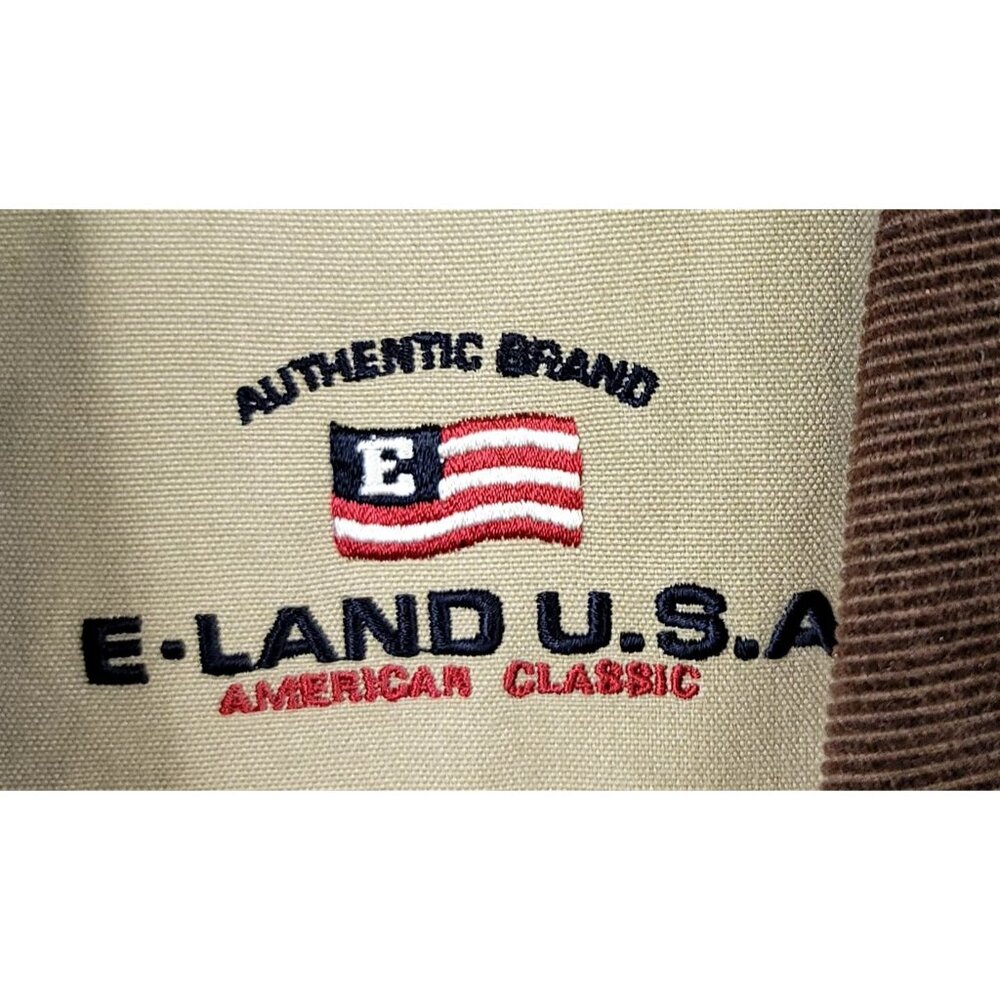 E-Land U.S.A. Authentic Brand Boys Beige Barn Jacket Corduroy Collar Size 8 - Picture 5 of 15